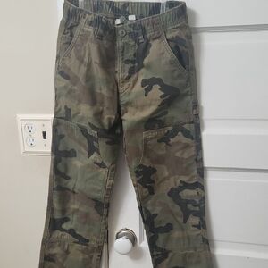 GAP Kids Green Camouflage Pants